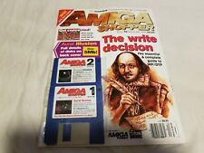 Vintage Amiga Magazine AMIGA Shopper The Write Decision w Software Floppies picture