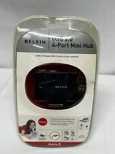 Brand New BELKIN USB 2.0 4-PORT Mini Hub P47182 Multi Use Mobile Travel Light picture