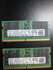Samsung 32GB (2x16GB) DDR5 4800MHz Laptop Memory SODIMM m425r2ga3bb0 PC5-38400 picture