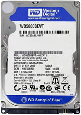 Western Digital Scorpio Blue 500GB Internal 5400RPM 2.5