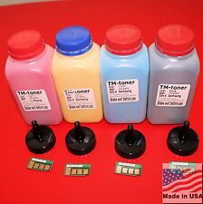 Samsung CLP 620ND 670N 670ND Four Color Toner Refill Kit with Chips picture