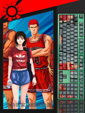 Anime SLAM DUNK Transparent Keycap Set PBT for Cherry MX Mechanical Keyboard 108 picture