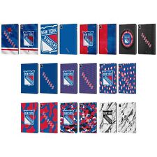 OFFICIAL NHL NEW YORK RANGERS LEATHER BOOK WALLET CASE COVER FOR APPLE iPAD picture