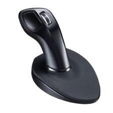 Bluetooth 5.0 Ergonomic mouse stick shape IR LED 3 button tongue black picture