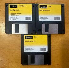 3 Vintage Software Lotus Organizer 2.1 Floppy Disks picture