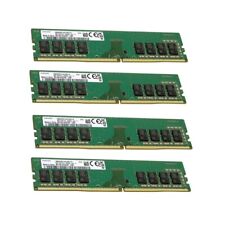 Samsung 32GB 4X8GB DDR4 3200MHz PC4-25600 1RX8 UDIMM Memory Ram M378A1K43EB2-CWE picture