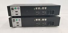 Lot of 2 Iogear GCS1422TAA3 2Port Dual View DisplayPort Secure KVM Switch TESTED picture