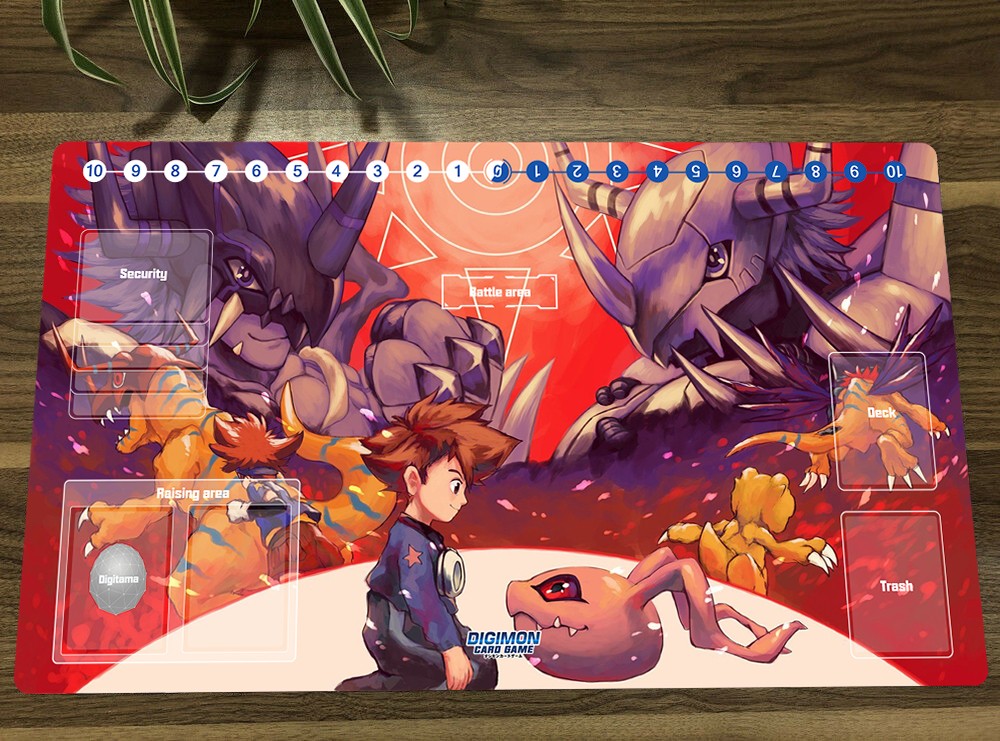 Digimon Adventure Table Playmat TCG CCG Mouse Pad Trading Card Game Mat Mousepad