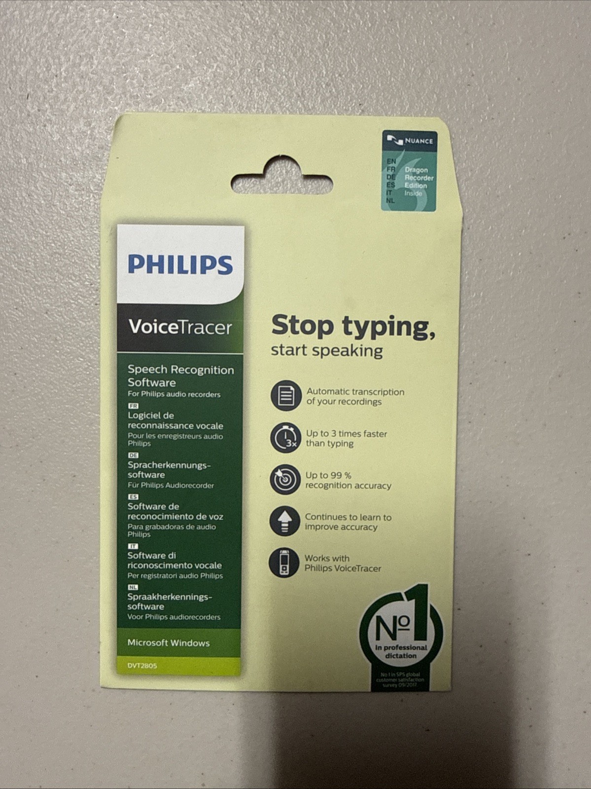 Philips DVT2805 Voicetracer Speech Recognition Software License Key