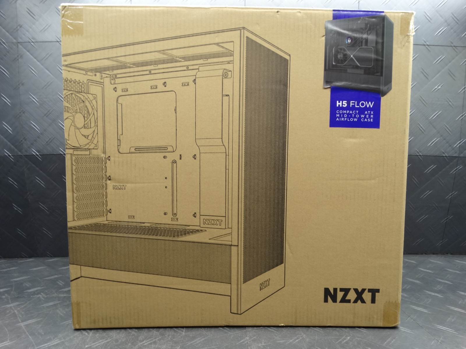 NZXT H5 Flow Compact Mid-Tower ATX Airflow Case