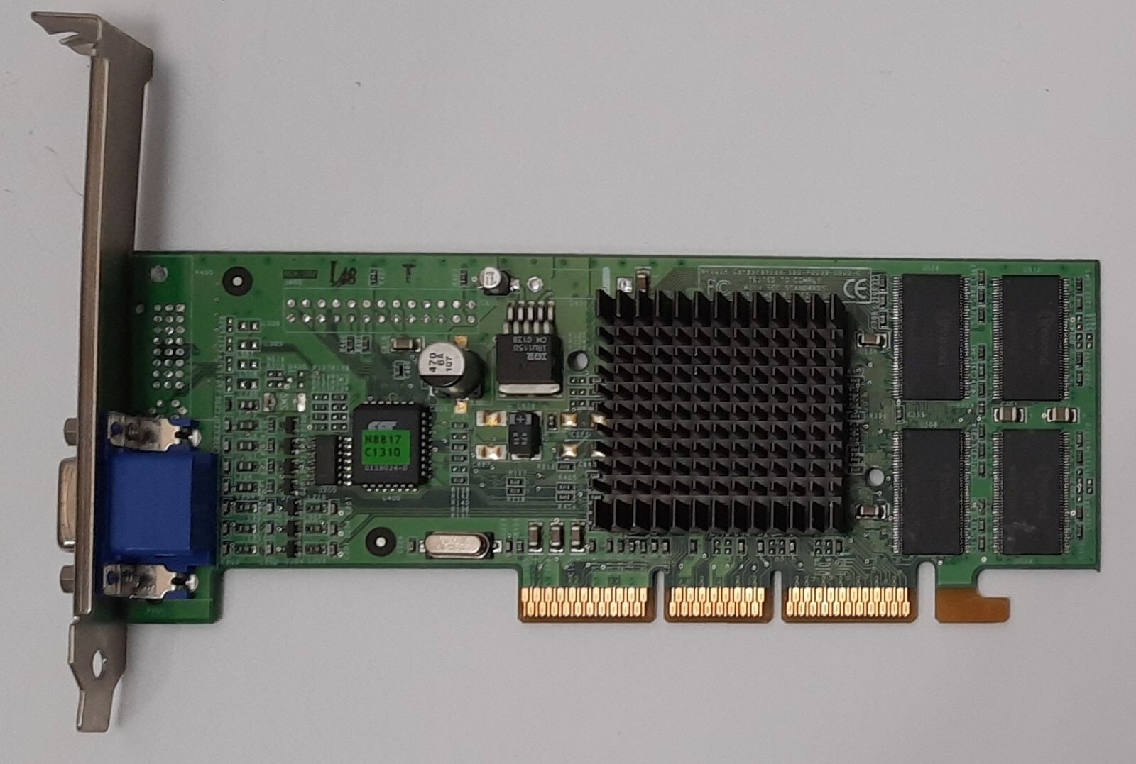 MSI MS-8817 Ver 10A AGP Graphics Card (Nvidia GeForce2 MX400, 64MB, Retro, 2001)