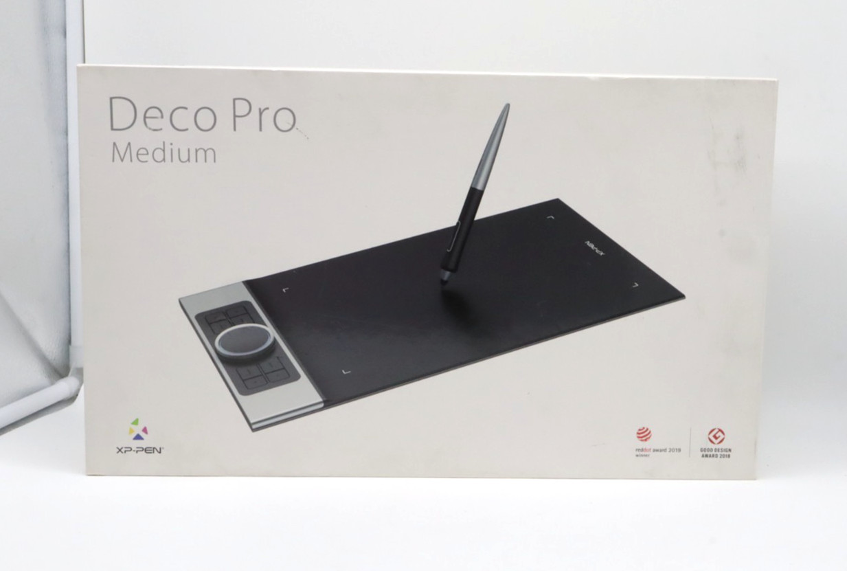 XP-Pen Deco Pro Medium USB Graphics Tablet w/ Pen and Glove