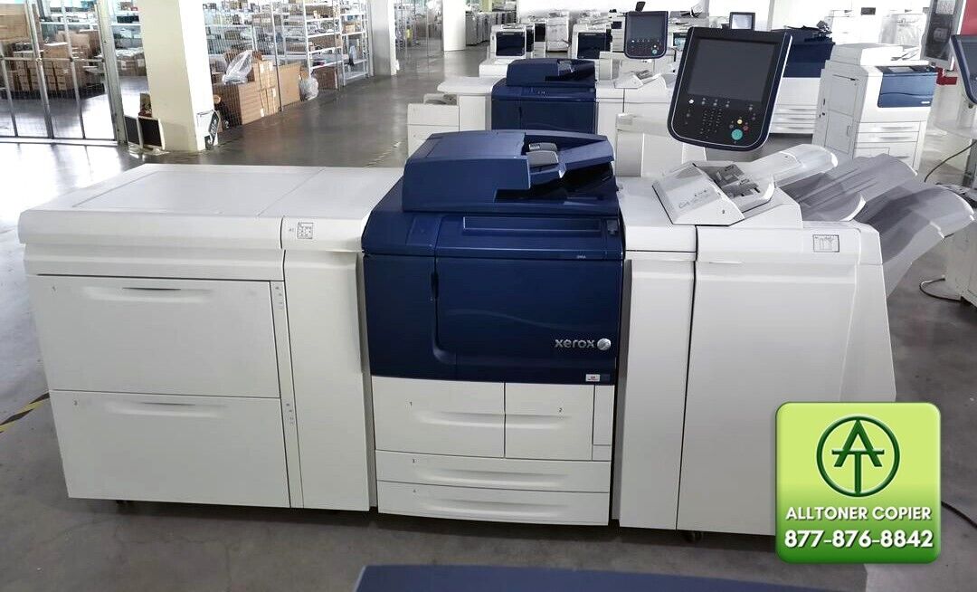 Xerox D136 B/W Copier Printer 2 Tray OHCF Staple Finisher 136PPM D125 D110 D95