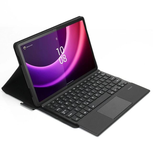 SaharaCase Keyboard Case with Mouse Pad for Lenovo Tab P11 2nd Gen Black