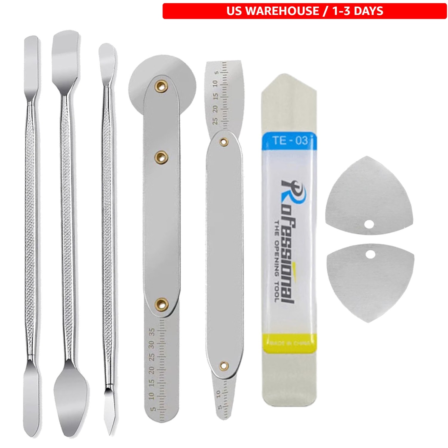 Ultra-Thin DIY Spudger Opening Tool Kit: 8 Essential Tools for Tech Repairs