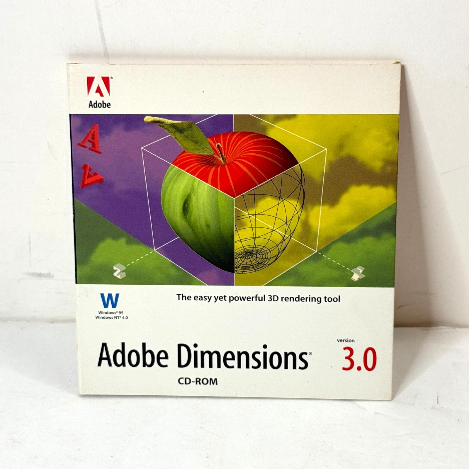 Adobe Dimensions 3.0 ©1997 Windows 95 NT Software CD-ROM PC *B2G2*