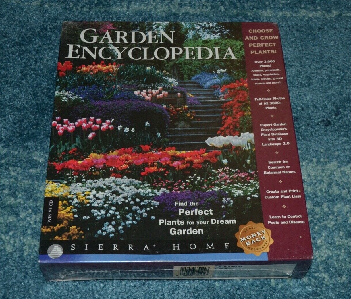 Garden Encyclopedia~Windows 95~Botany~Hobby Gardening~SEALED~FAST SHIPPING