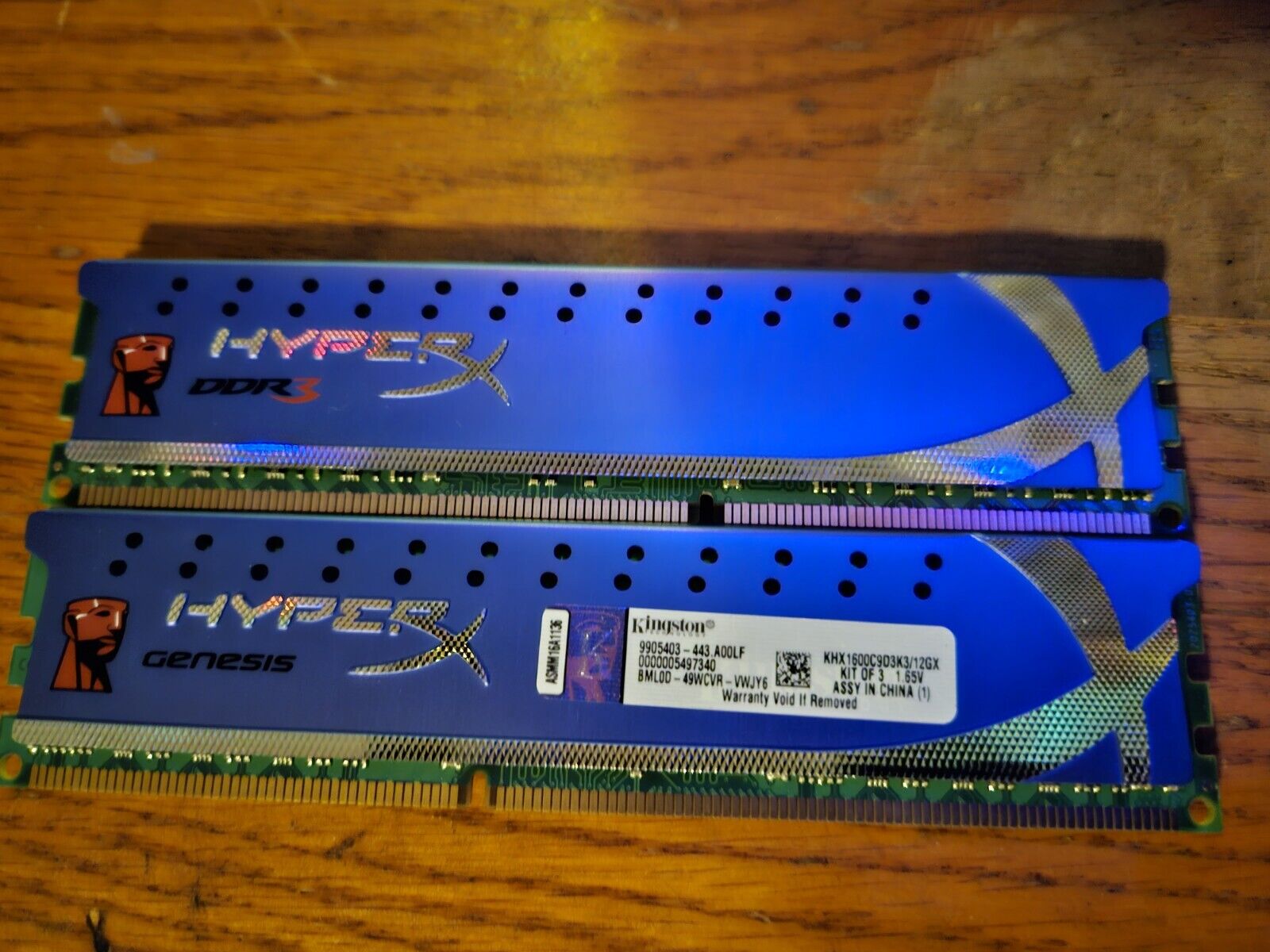 Kingston Hyperx  24 Gb DDR3 Memory