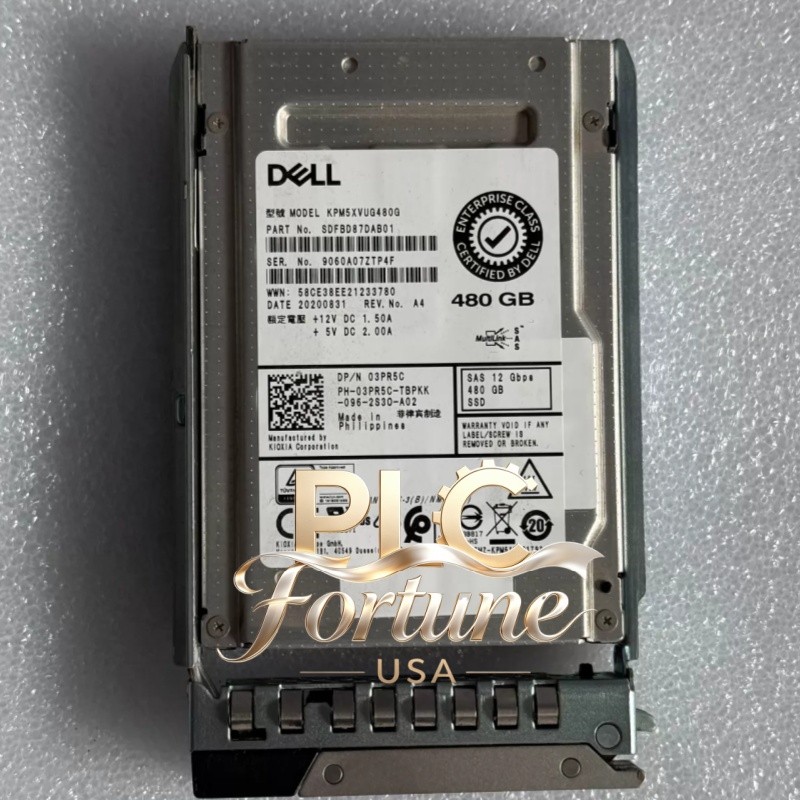 New Dell 03PR5C 3PR5C 480GB 12Gbps SAS Mix Use 2.5'' SSD 14/15/16G KIT Fast ship