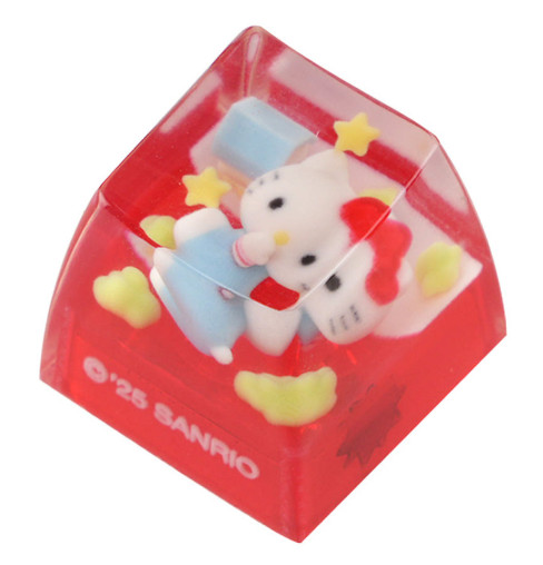 Official Sanrio Resin Keycap Hello Kitty Kuromi Cinnamoroll My Melody Pochacco