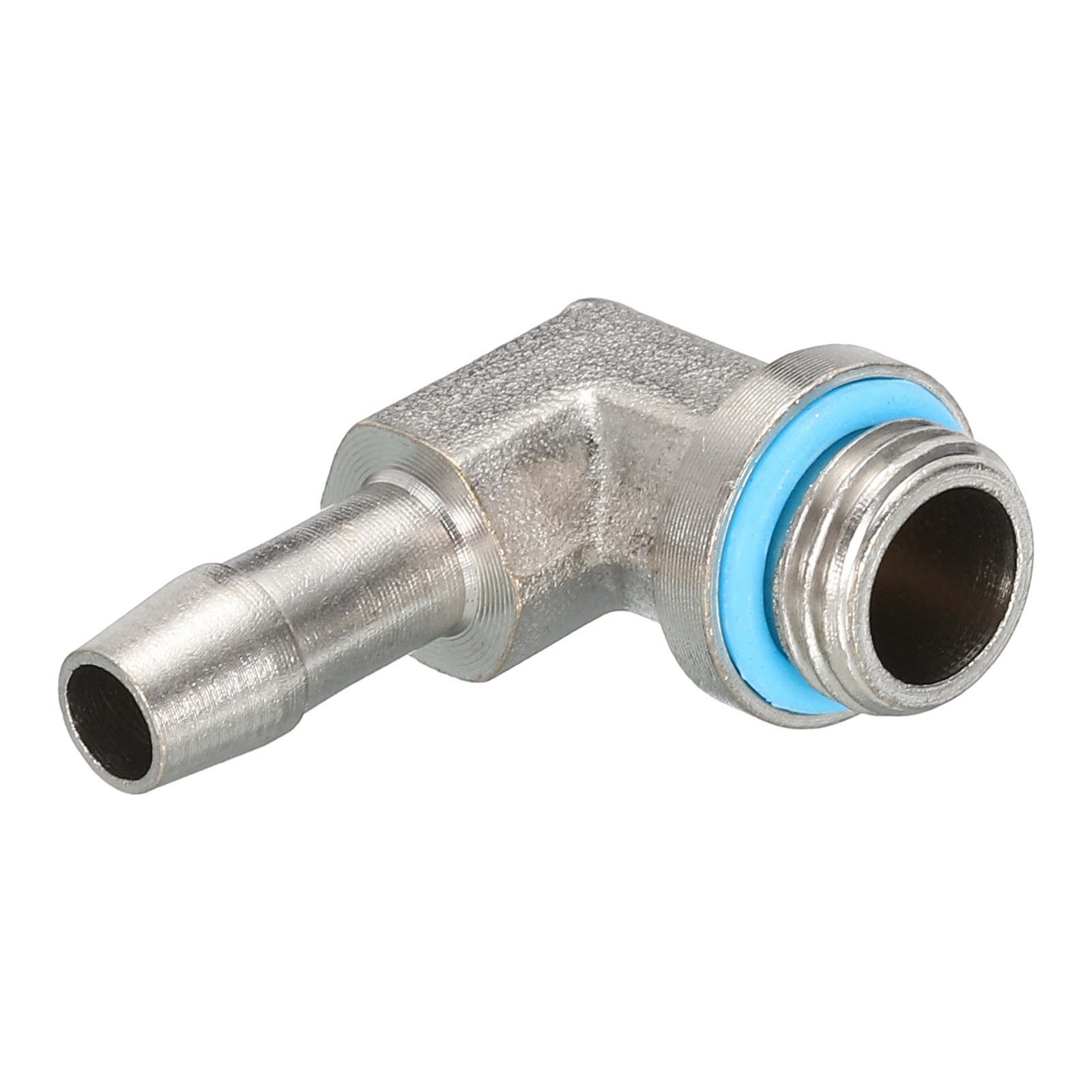 Barb Fitting Adapter G1/4" 90 Degree 8mm OD Soft Tube Hose Connector Two-Touch