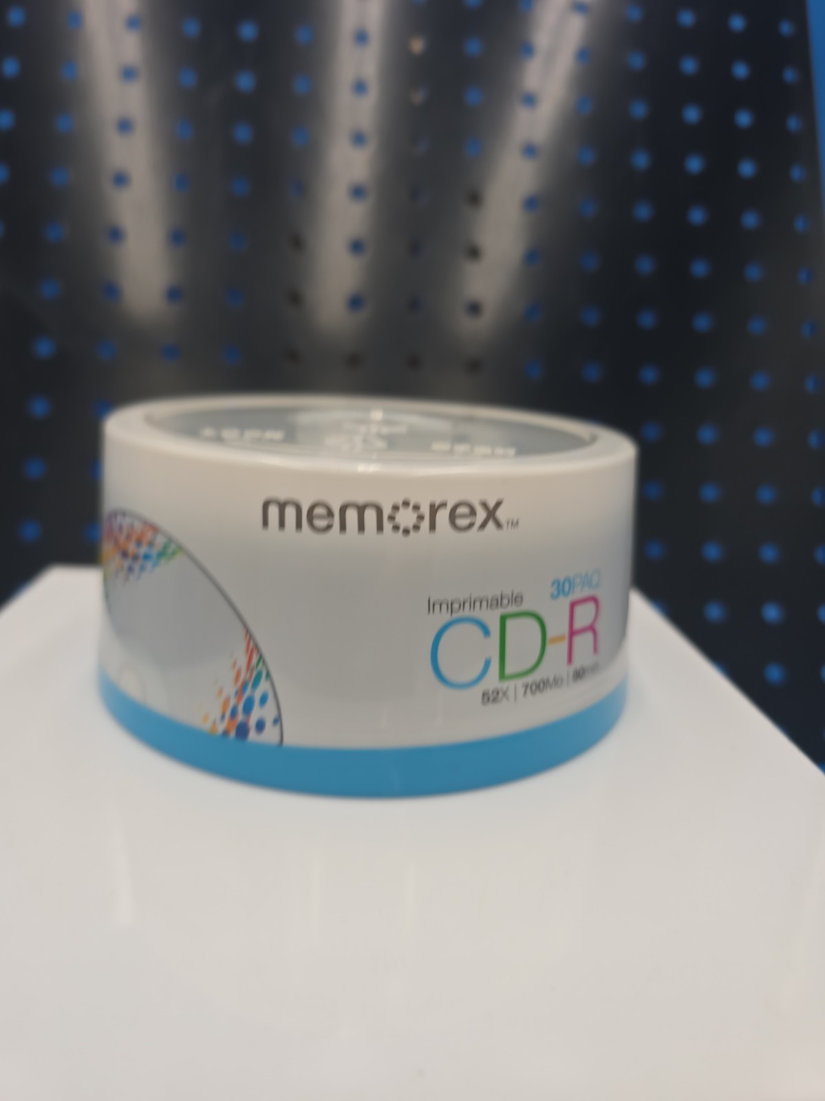30 New Memorex 52X White Inkjet Printable 700MB CD-R