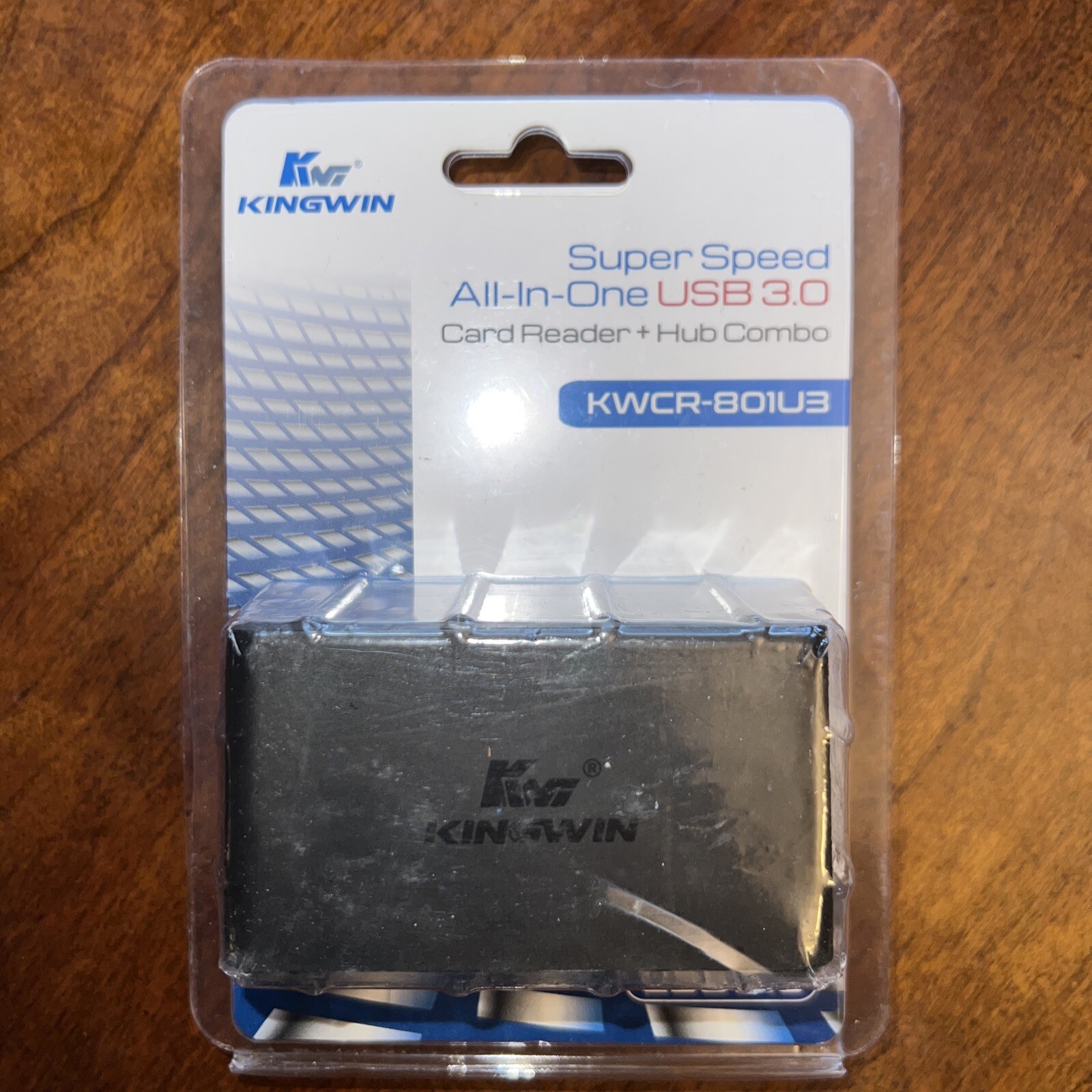 Kingwin KWCR-801U3 Super Speed All-In-1 USB 3.0 Card Reader + Hub Combo