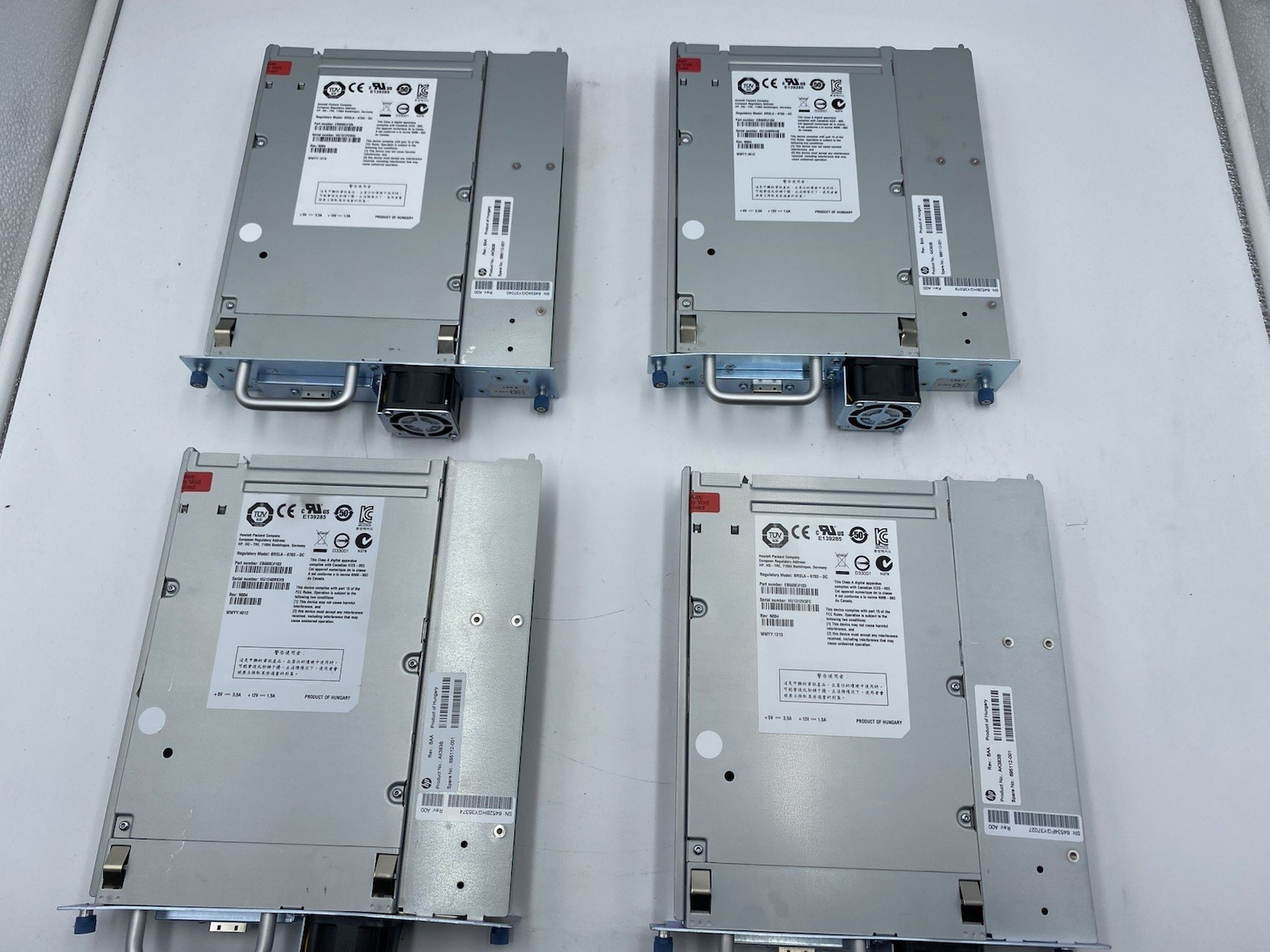 Lot of 4 HP LTO-4 SAS Tape Drive EB669C#103 / 572730-001 BRSLA-0703-DC