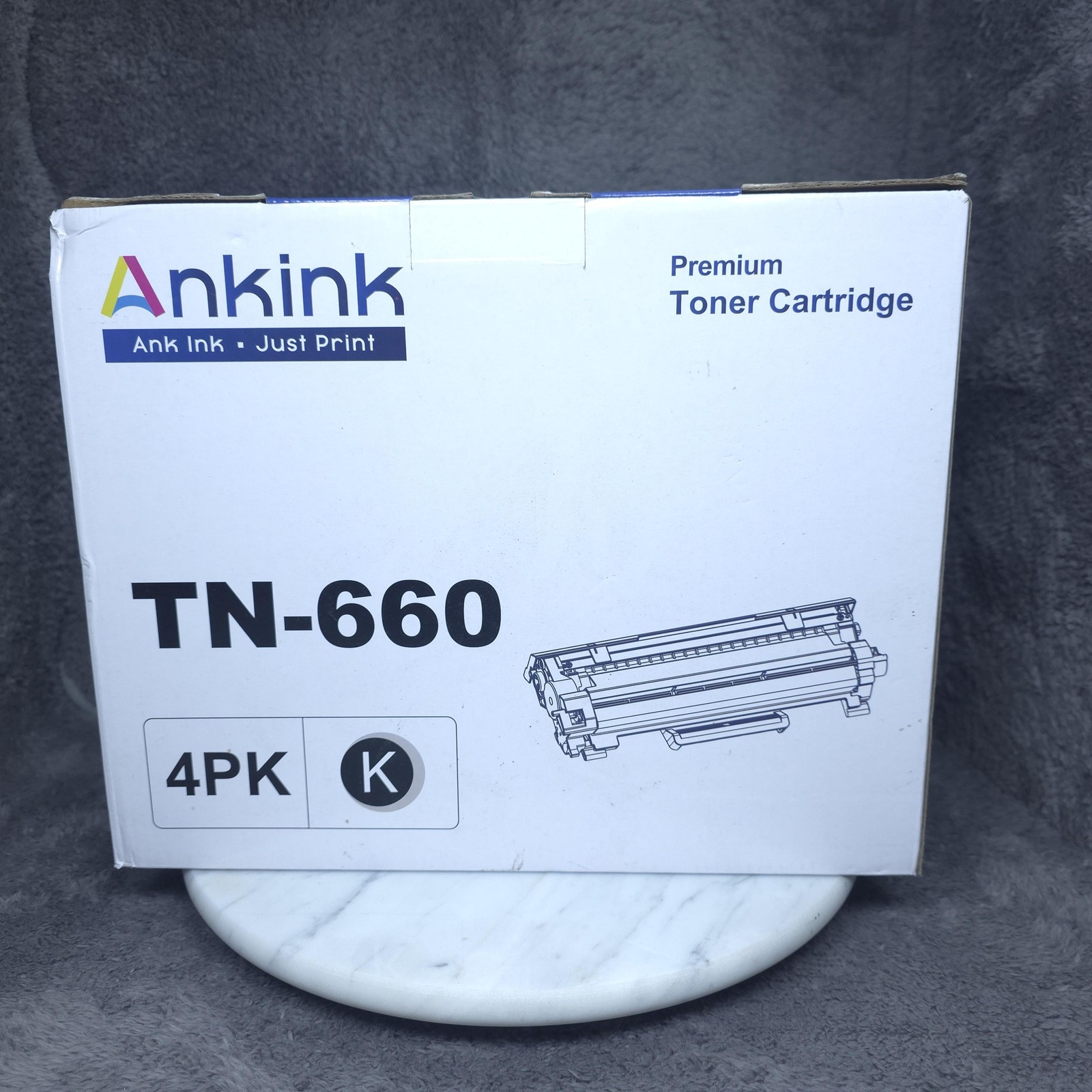 Ankink Toner Cartridge 4PK Black Compatible For Brother TN630 TN660