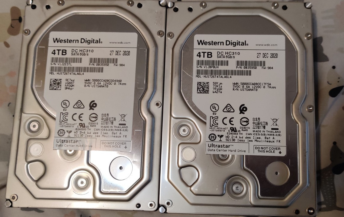 Western Digital DC HC310 4tb Ultrastar Data Center Hard Drive 3.5