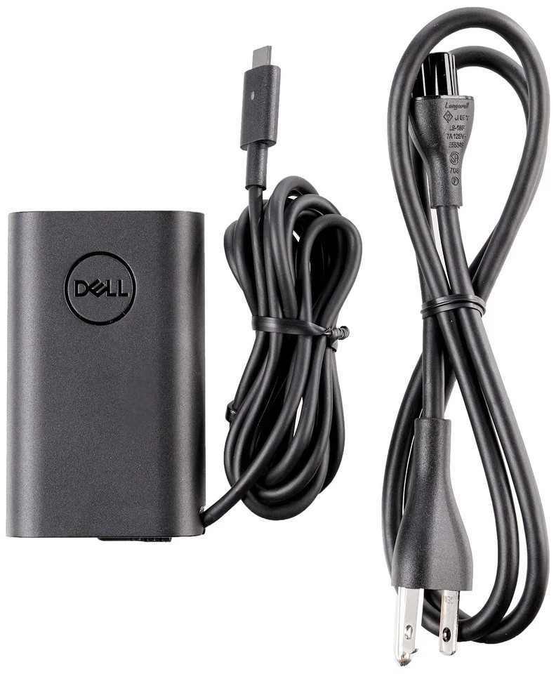 Genuine OEM 45W USB-C Charger For Dell XPS 13 9370 9360 Latitude 7275 7370 689C4