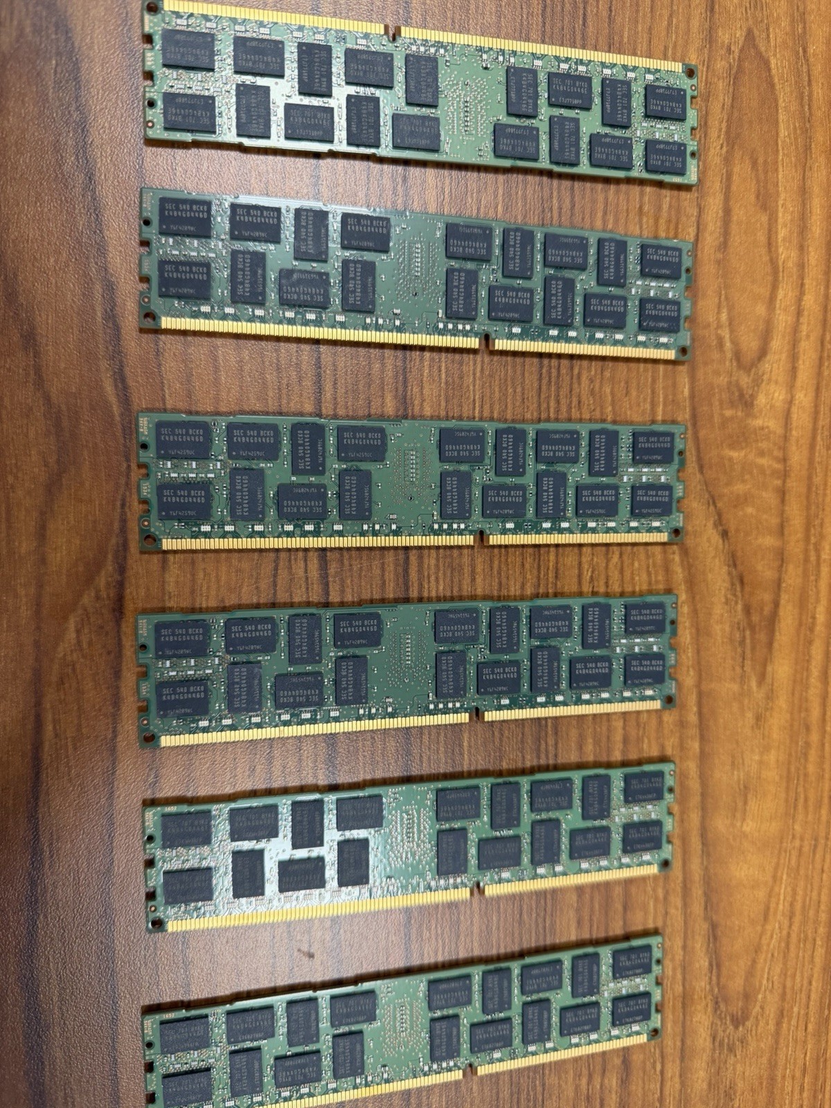 *LOT OF 6* Samsung 16GB 2Rx4 PC3 & PC3L 12800R Ram Memory Modules