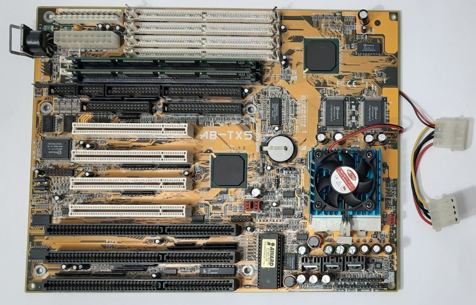 ABIT AB-TX5 Socket 7 ISA Retro Motherboard + Intel Pentium MMX 233MHz + 64MB RAM