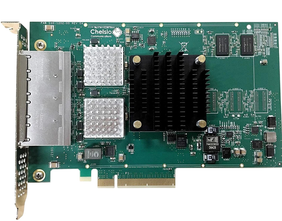 Dell Chelsio T540-BT 4-Port 10GbE RJ45 PCIe Network Adapter JR4D7 2RGPF