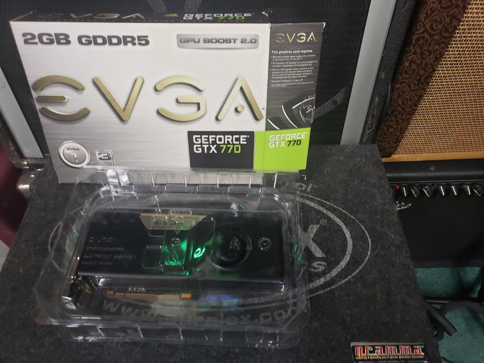 2GB EVGA NVIDIA GeForce GTX 770 used untested sold as-is