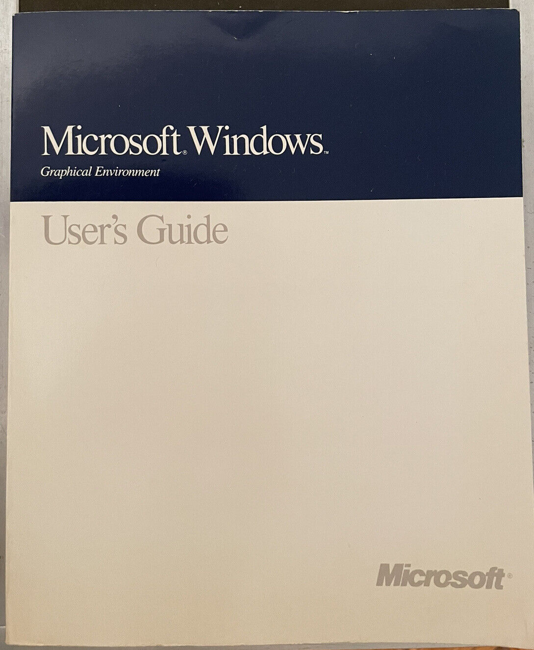 Microsoft Windows Graphical Environment User\'s Guide 3.0 (1990) 650 pages