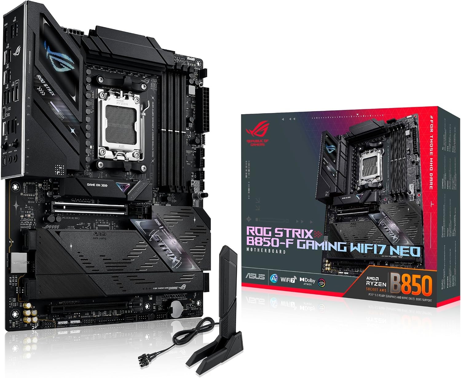 ASUS ROG Strix B850-F Gaming WiFi7 NEO AM5 DDR5 ATX Motherboard PCIe 5.0
