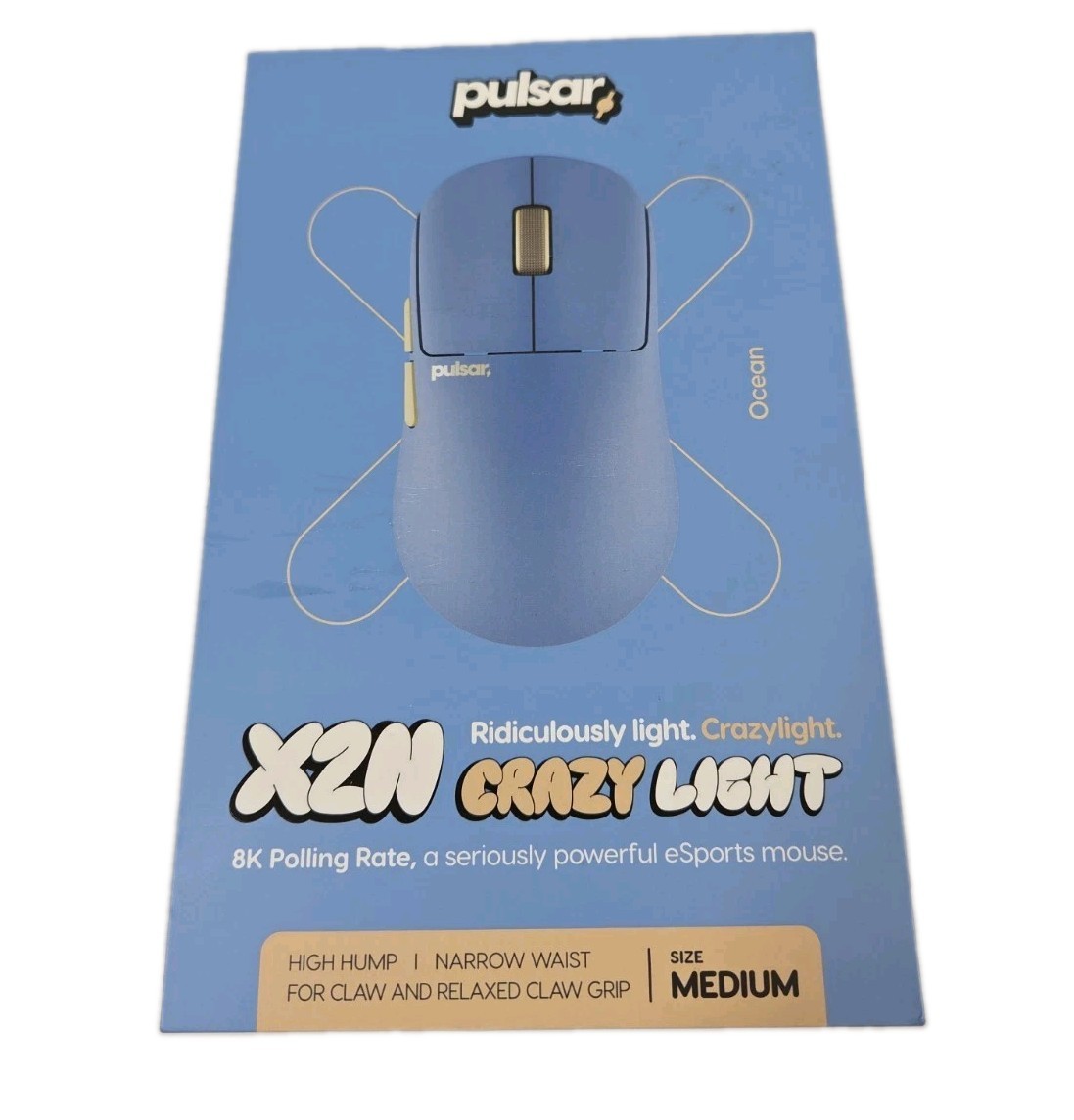Pulsar X2N Crazylight Wireless Gaming Mouse Medium 