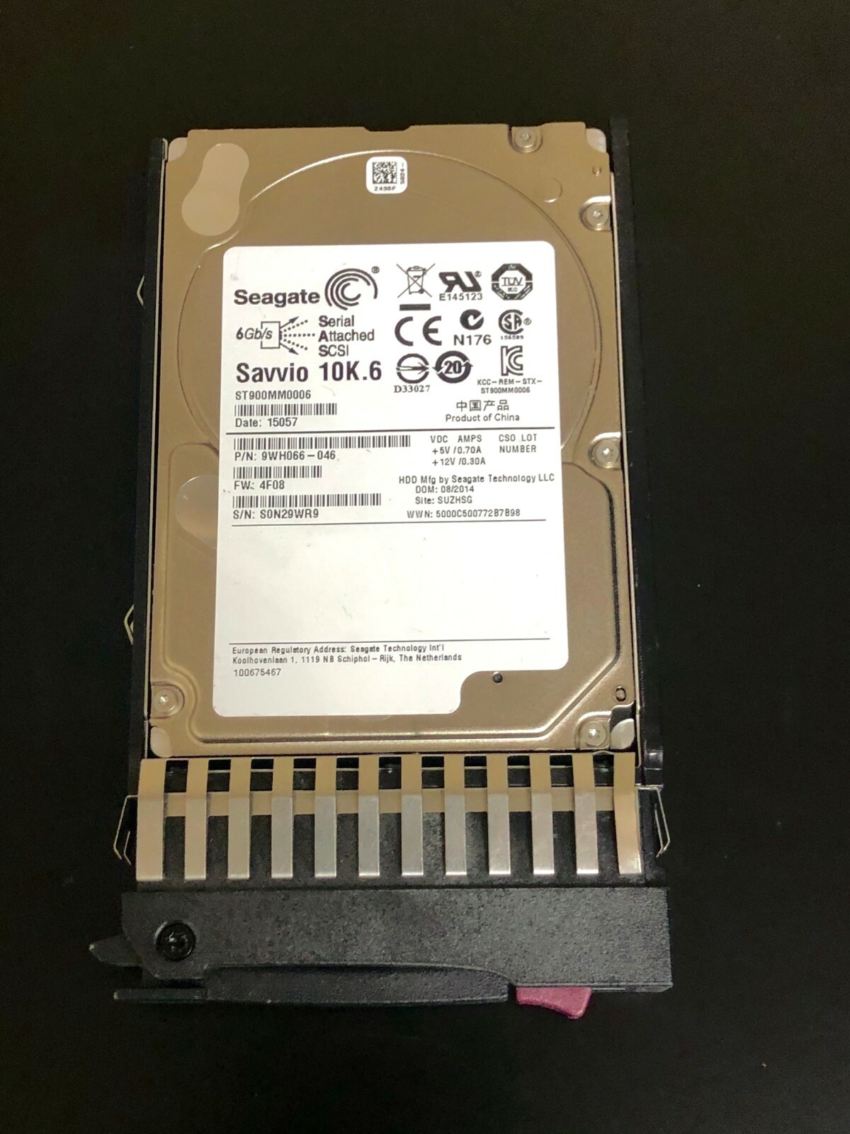 HP COMPATIBLE 619291-B21 900GB 6G SAS 10K 2.5in G7 DP ENT HDD 619463-001