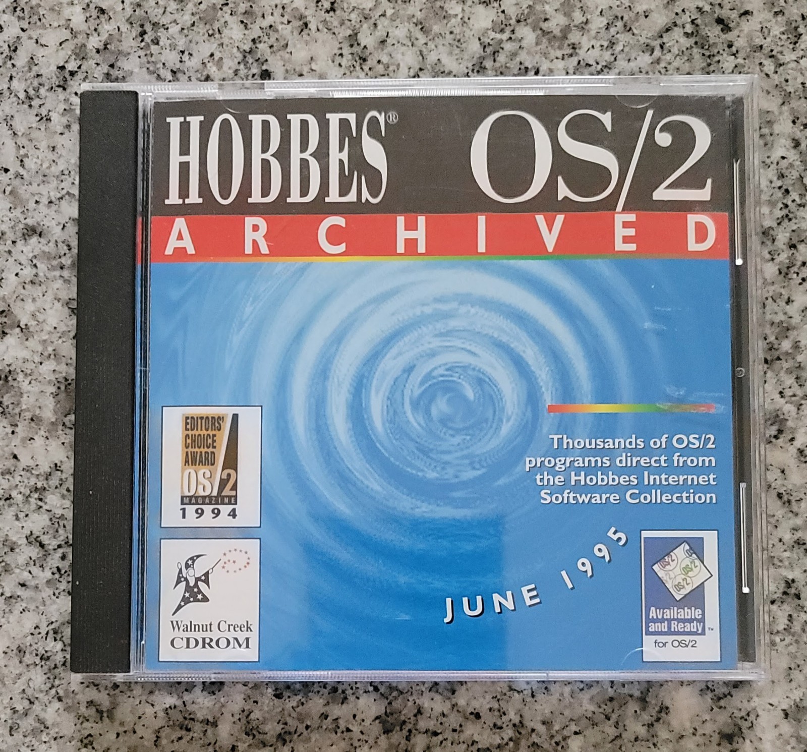 Hobbes OS/2 Archived Programs June 1995 Walnut Creek PC CD-ROM  1 CD OS2