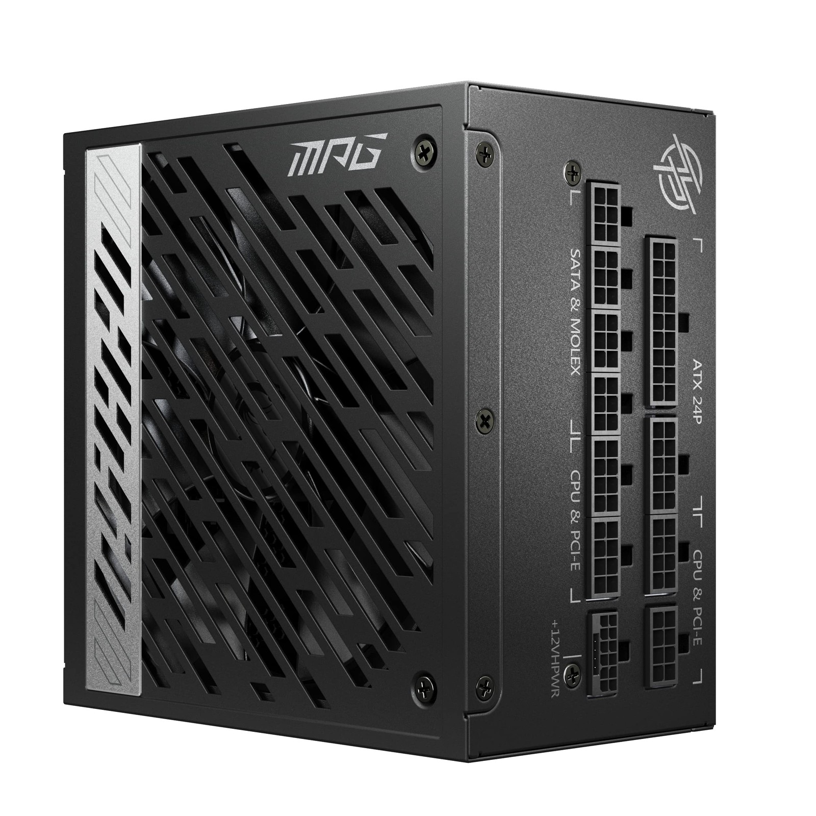 msi MPG 1000W 80+ Gold Power Supply - 1000W 80+ Gold - 100% Japanese Capacito...