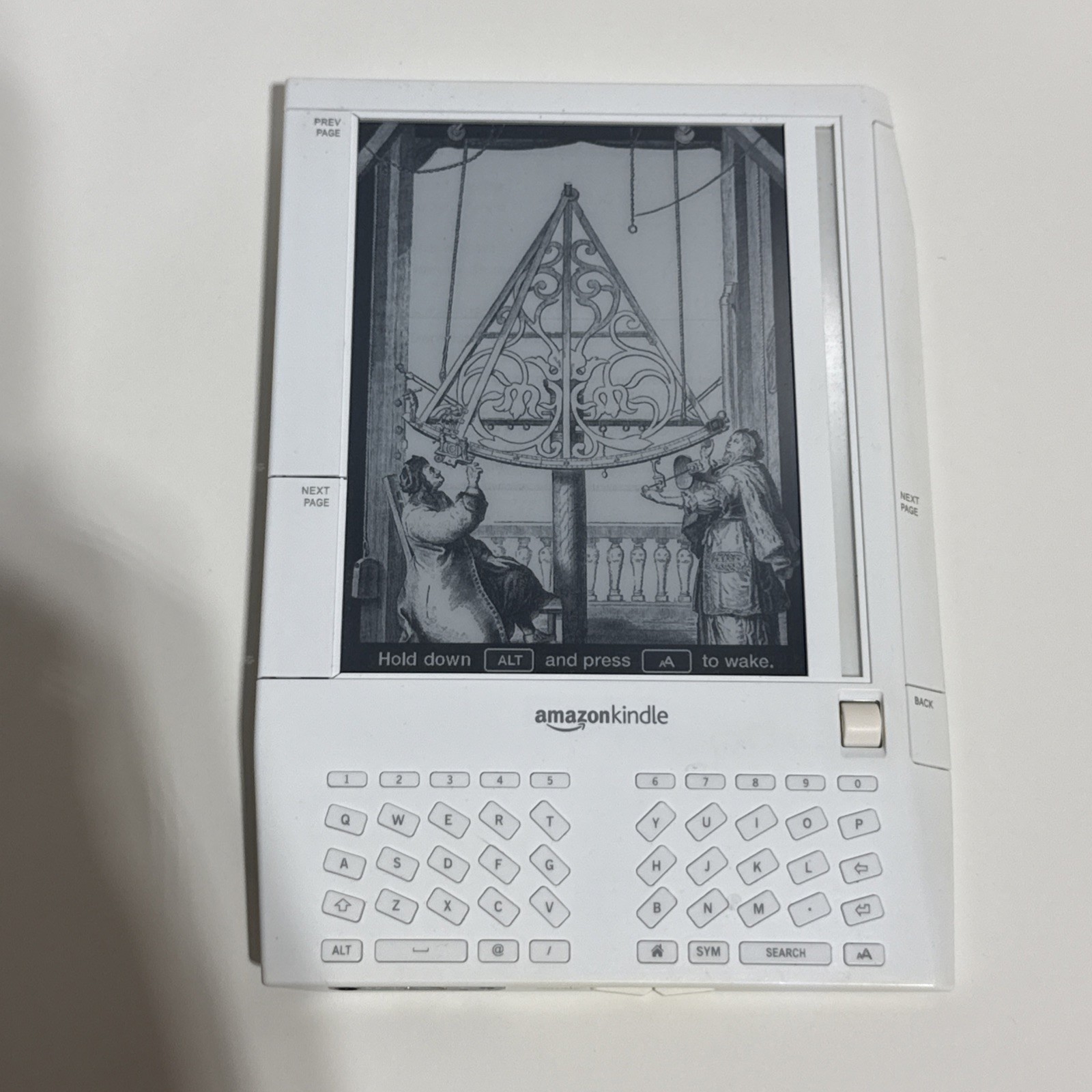 Amazon Kindle 1st Generation Original D00111 Tested Works LOOK Read W Orig Plug