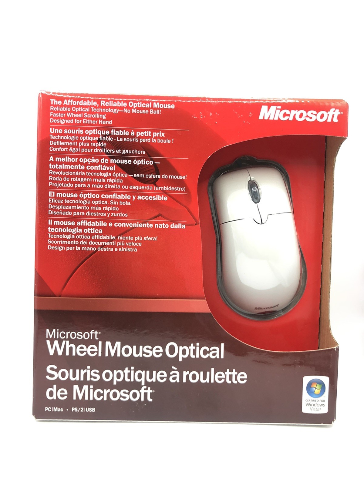 Mouse Microsoft IntelliMouse Optical 1.1 – USB/PS2, Retro