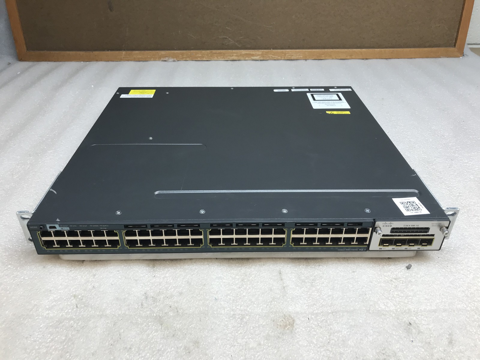 Cisco Catalyst WS-C3560X-48P-L V06 48-Port Gigabit PoE+ Managed Switch