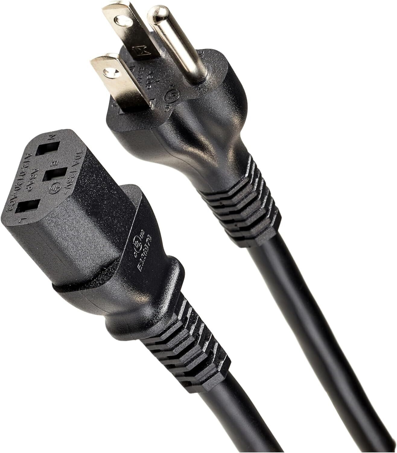 NEW Amazon Basics 25 Feet Replacement Power Cord Computer & Monitor - UL Listed