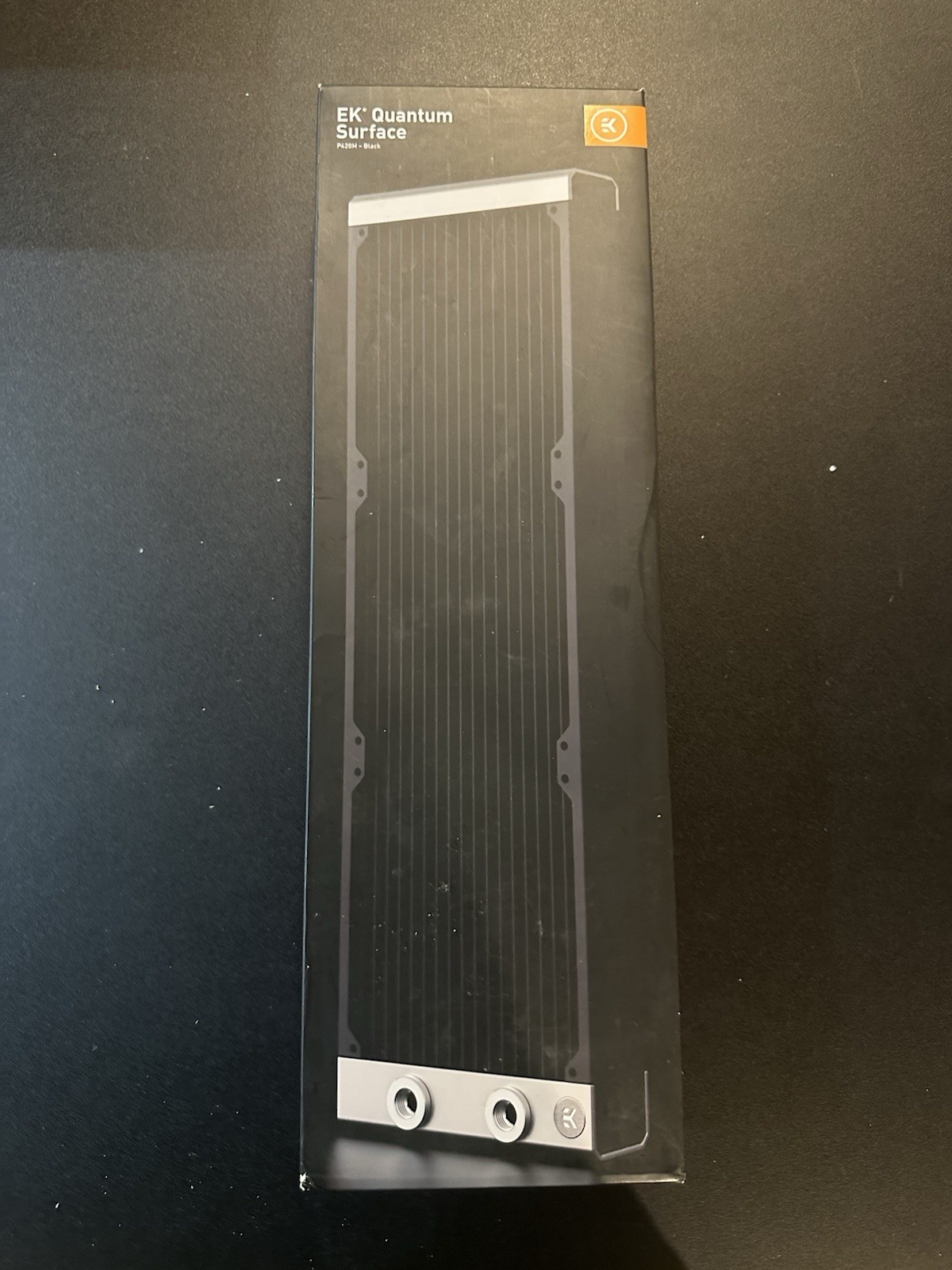 EKWB EK-Quantum Surface P420M 420mm Multiport PC Liquid Cooling Radiator Black