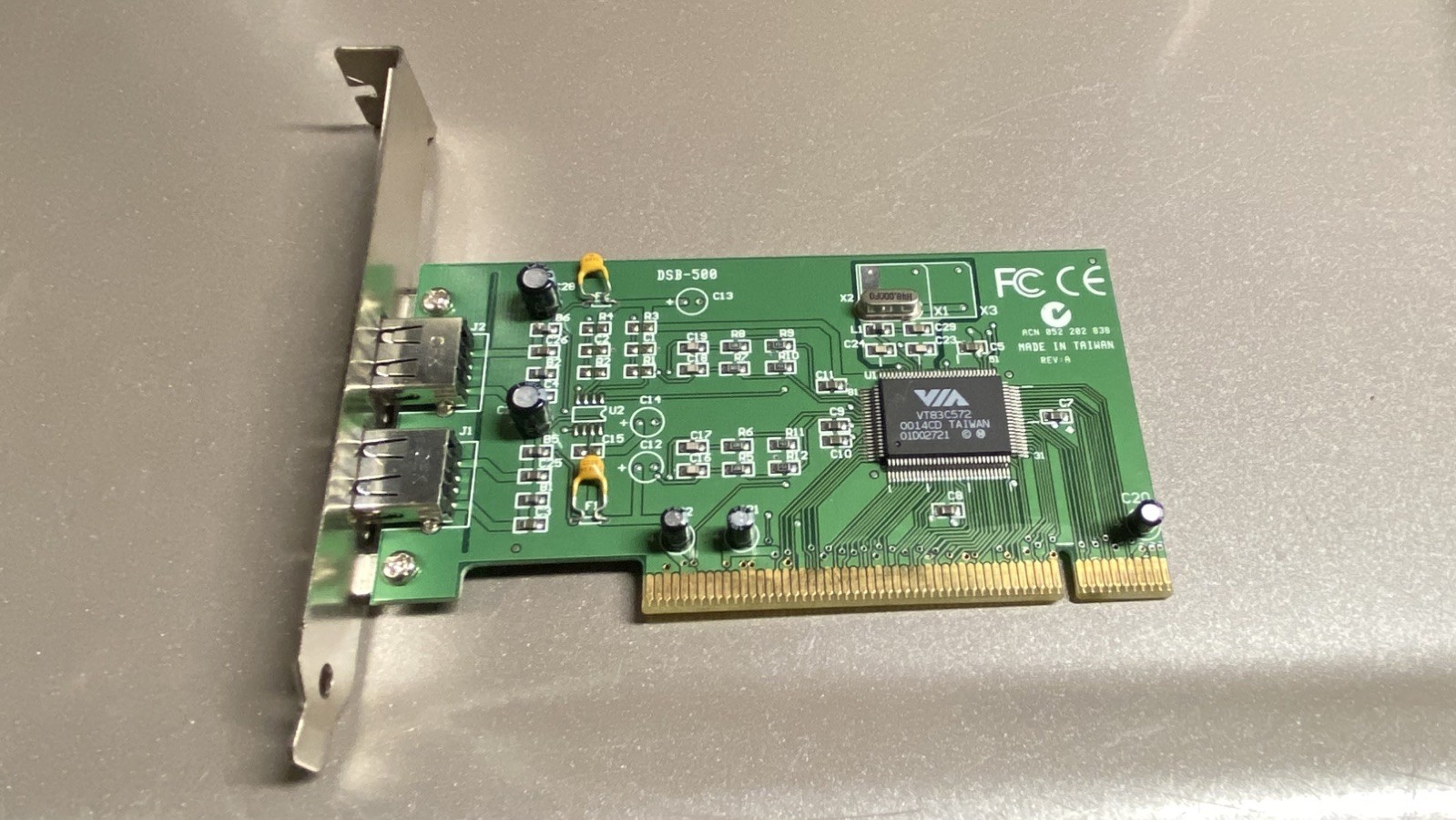 D-Link DSB-500 USB A Adapter PC MAC Computer 2-Port PCI