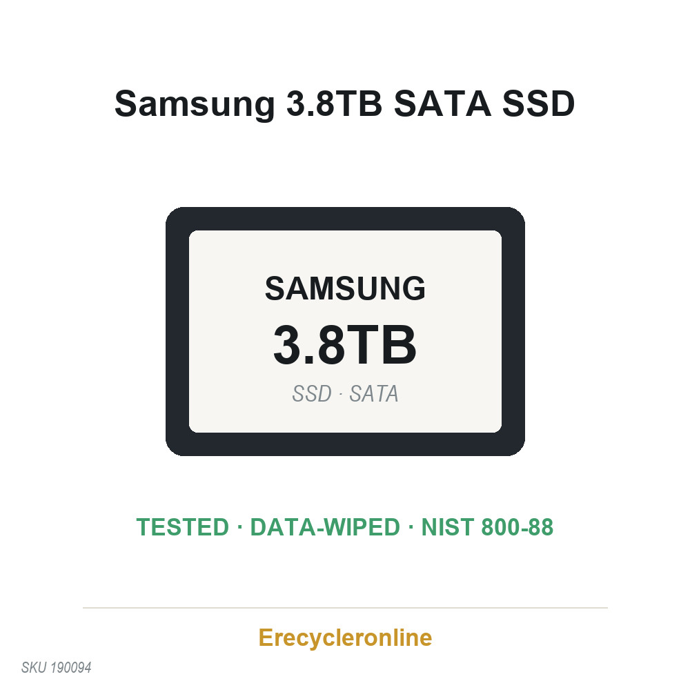 Samsung 3.8TB 2.5" SATA SSD MZ7LH3T8HMLT-00003