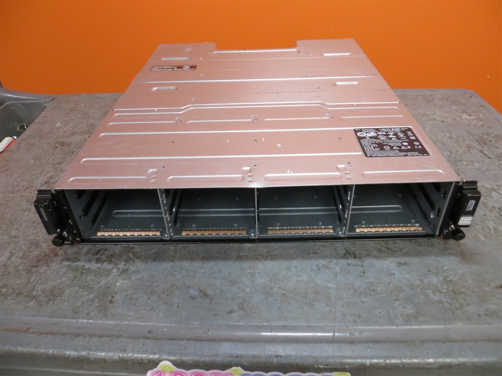 Power Tested Dell PowerVault MD3800i 12x3.5" Storage Chassis 2x 7YJ34 