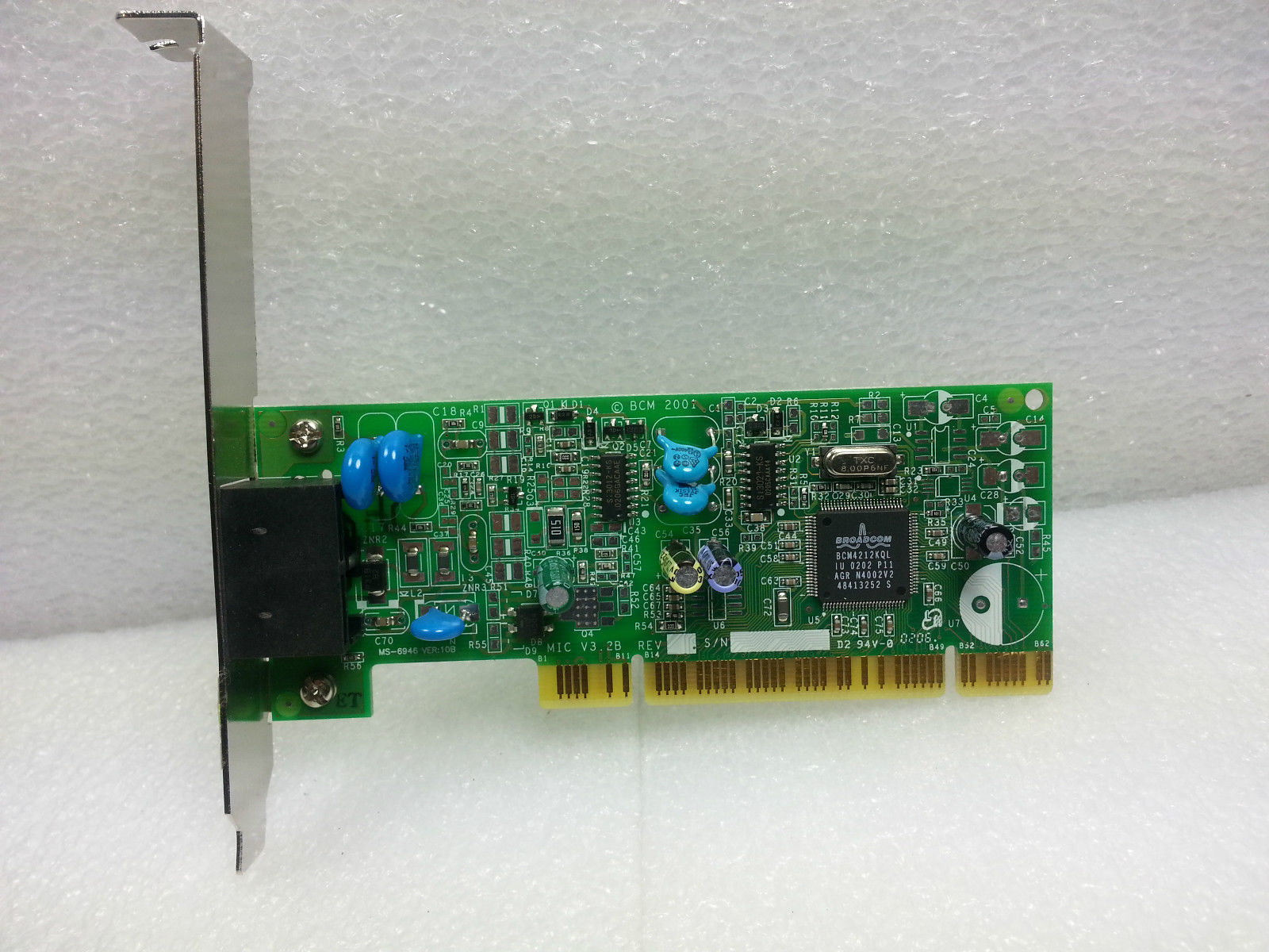 Gateway MSI PCI Desktop 56K Modem Card MS-6946 6002118